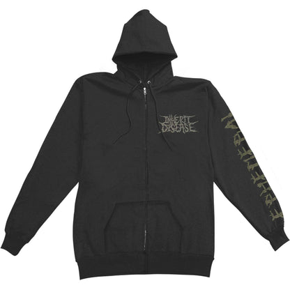 Inherit Disease Ephemeral Zippered Hooded Sweatshirt