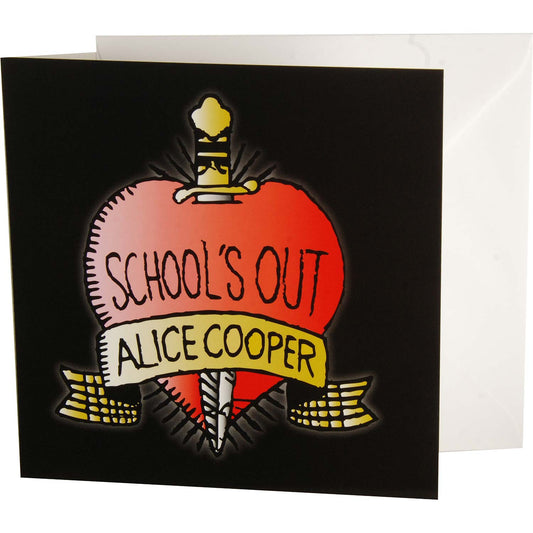 Alice Cooper School's Out Post Card