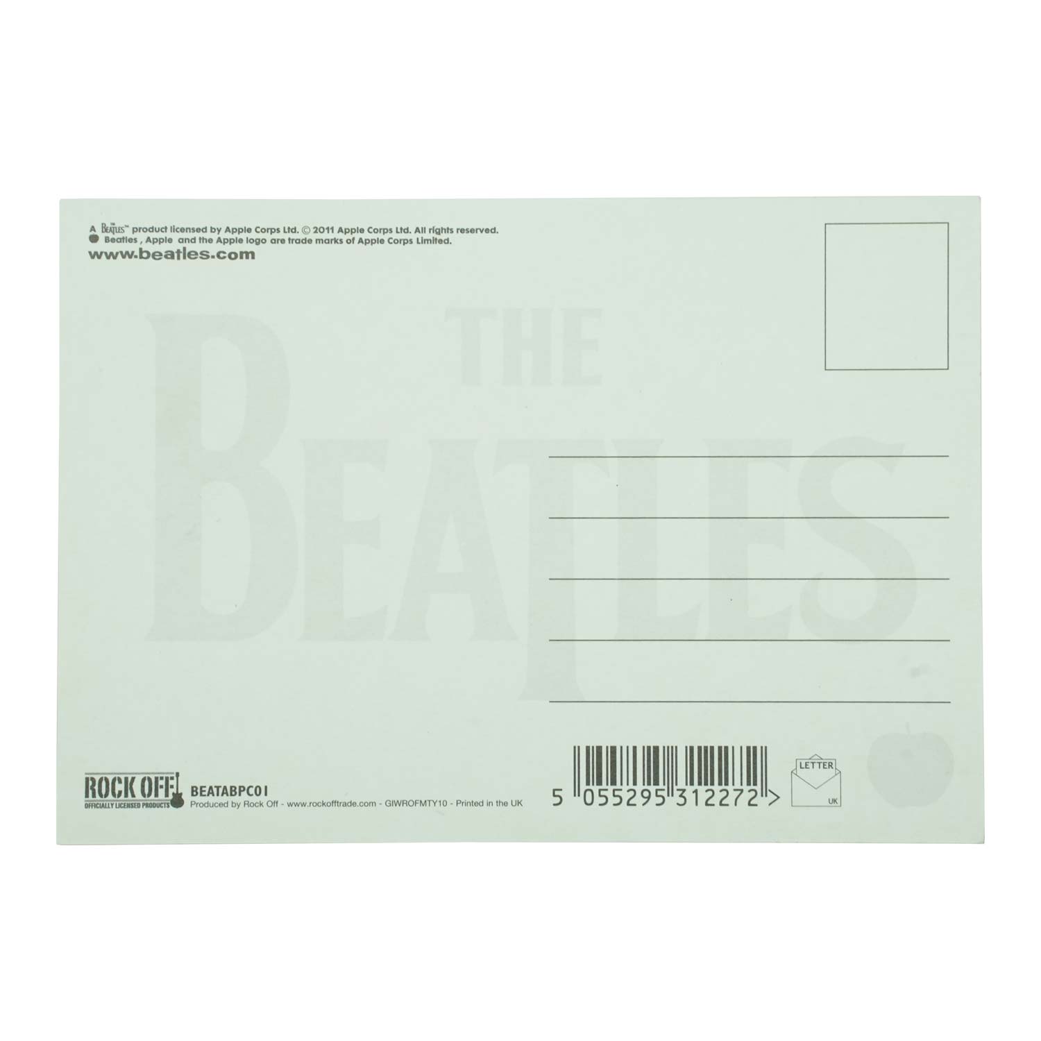 Beatles Abbey Road Crossing Post Card