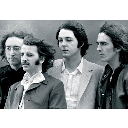 Beatles Windswept Group Post Card