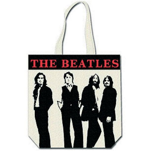 Beatles White Photo Grocery Tote