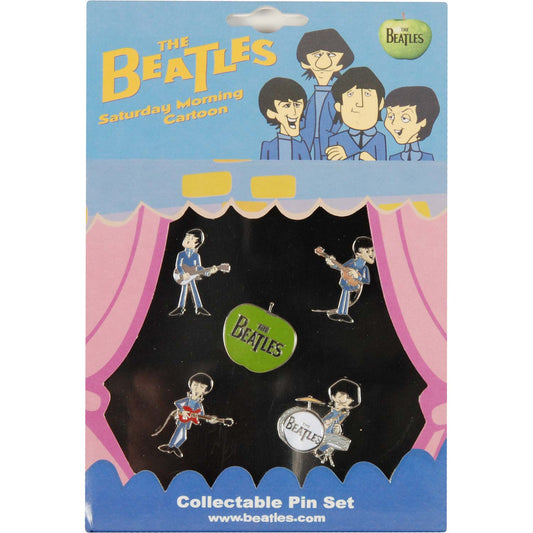 Beatles Cartoon Beatles Pewter Pin Badge