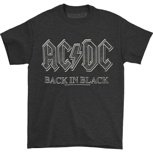 AC/DC AC/DC Back In Black Grey Matter T-shirt