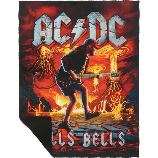 AC/DC Rock Eruption Fleece Blanket
