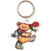 Rose Bear Metal Key Chain