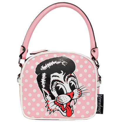 Stray Cats Rockabilly Cat Logo Girls Handbag