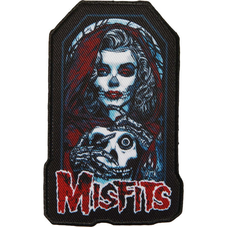 Misfits skull - embroidered patch 4x3 CM