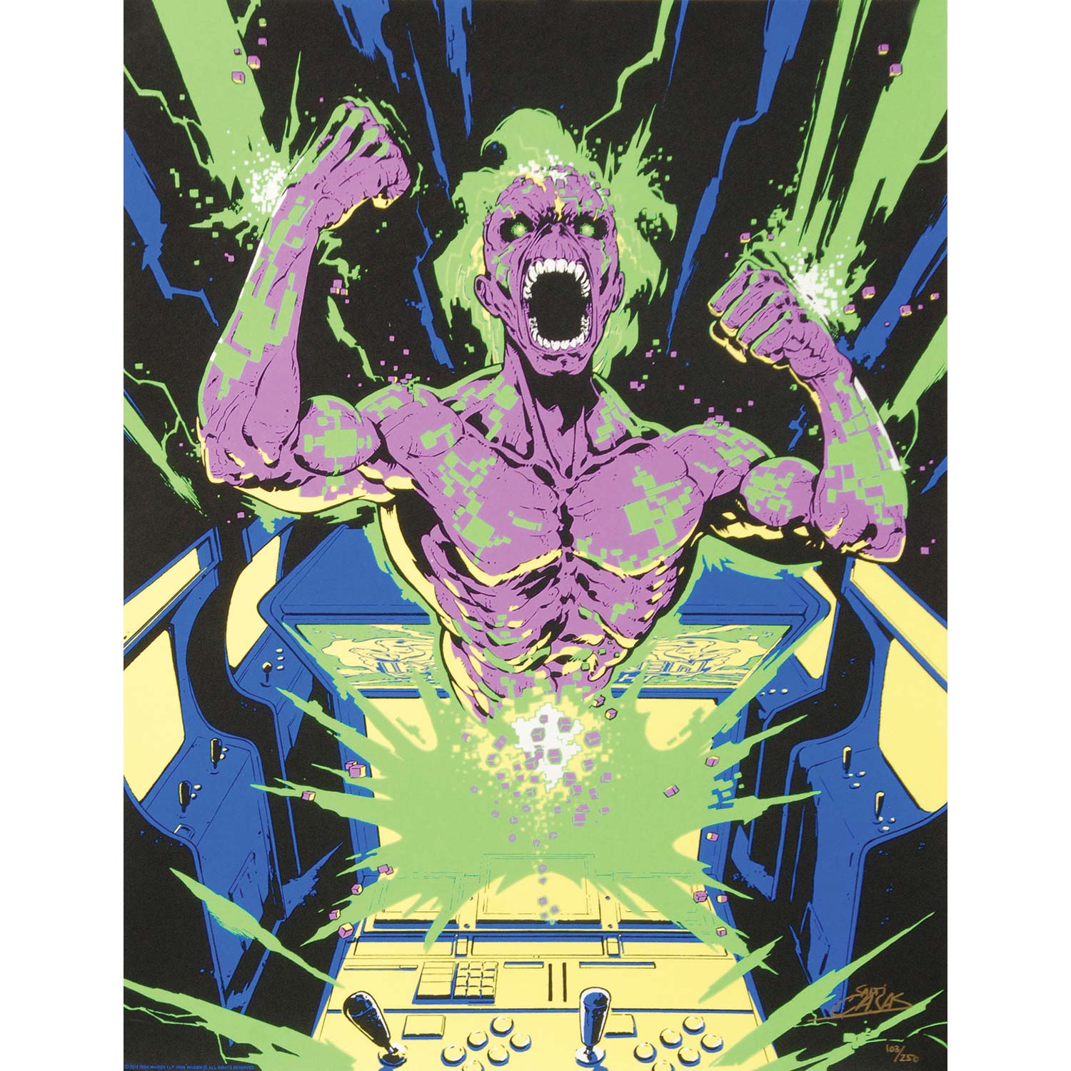 Speed Of Light by Santi Casas Limited Screenprint