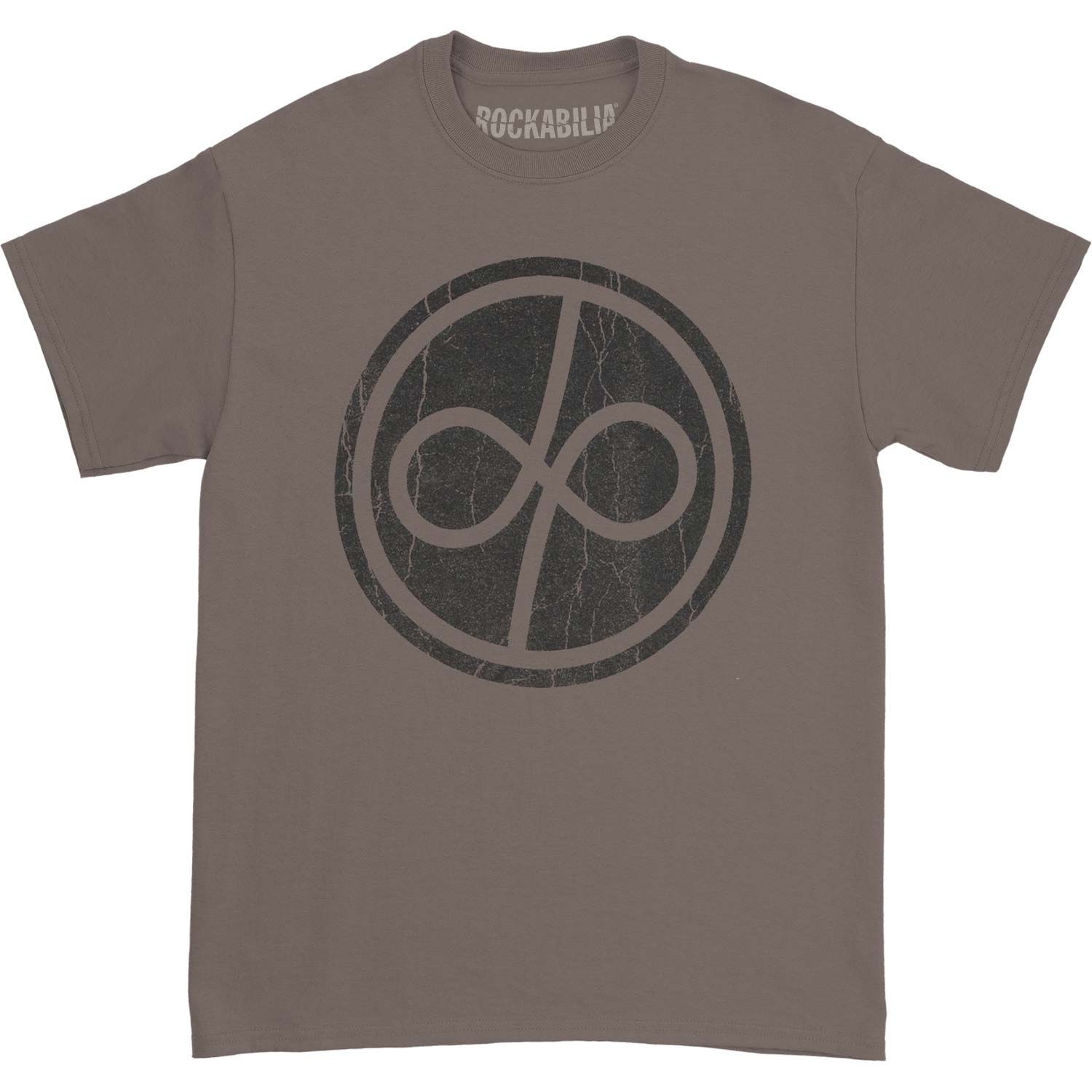 Infinite Distress Logo Charcoal Men's T-shirt