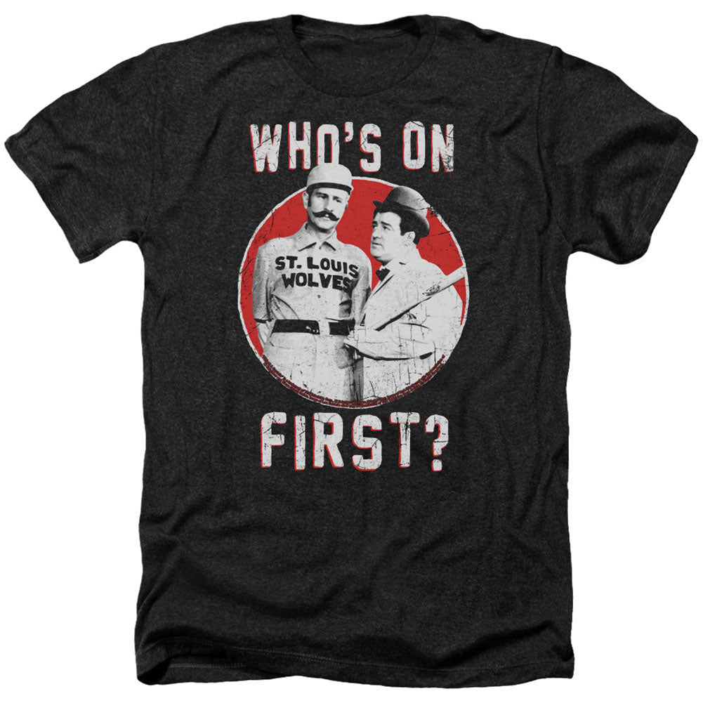 Abbott & Costello First Adult Heather 40% Poly T-shirt