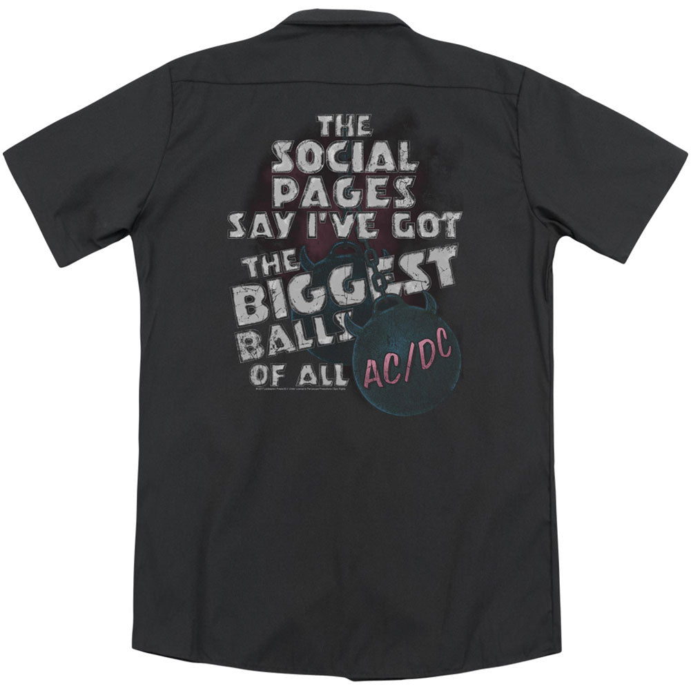 Big Balls (Back Print) Work Shirt