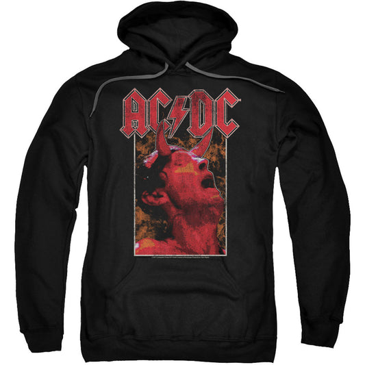 AC/DC AC/DC Horns Adult 25% Poly Hooded Sweatshirt