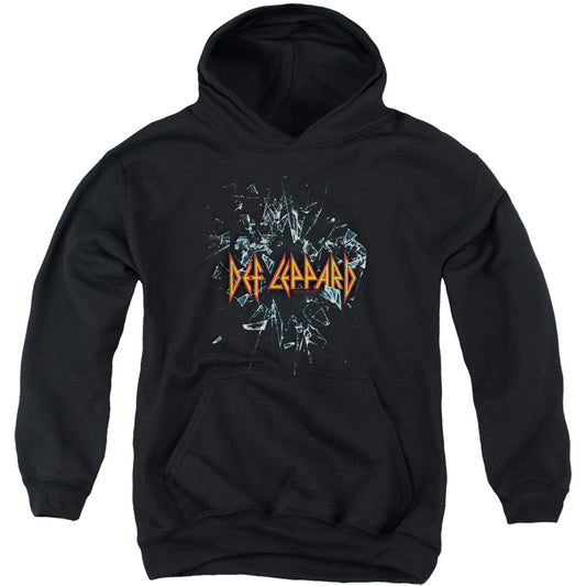 Broken Glass Youth 50% Poly Hooded Sweatshirt