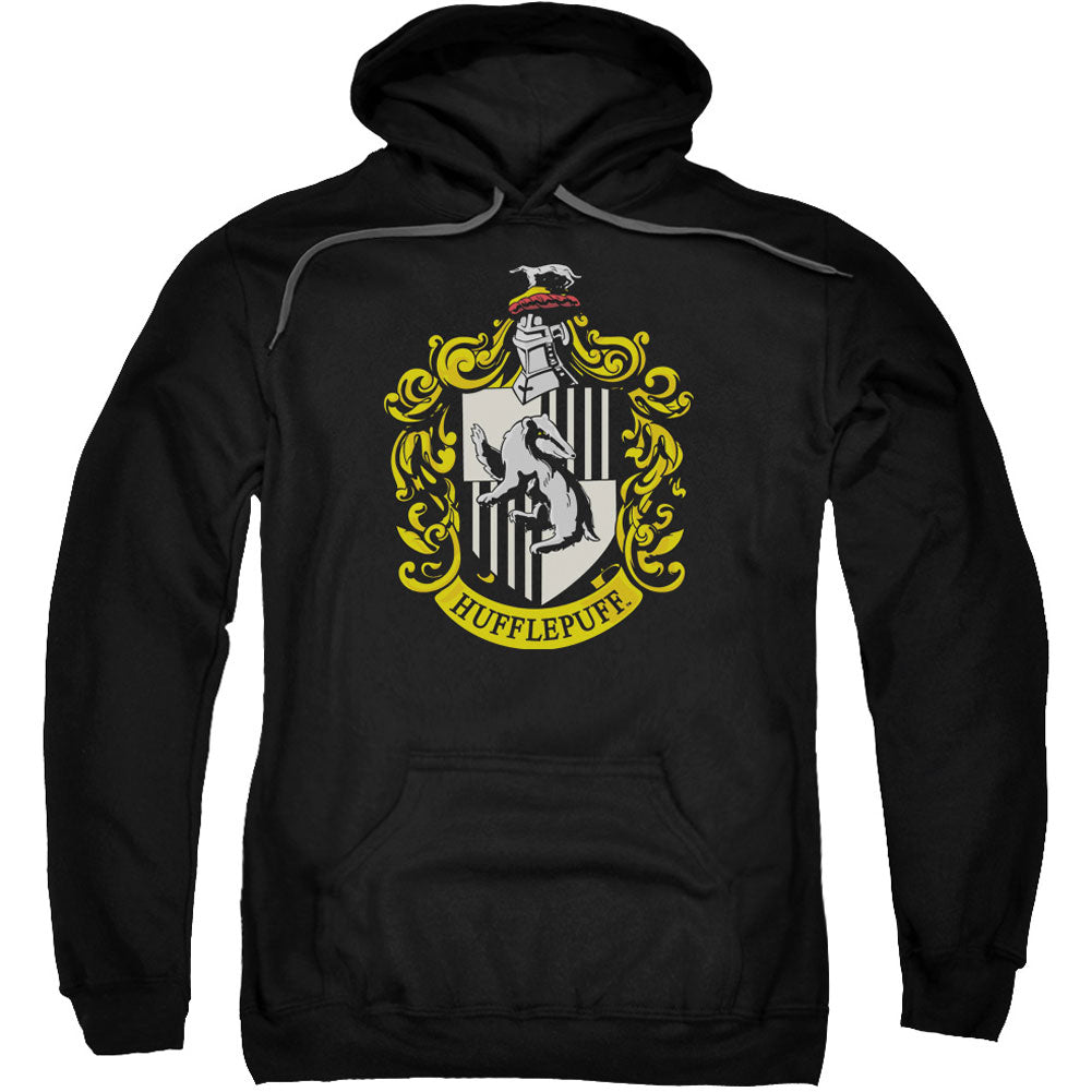 Hufflepuff Crest Adult 25% Poly Hooded Sweatshirt