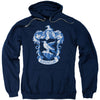 Ravenclaw Crest Adult 25% Poly Hooded Sweatshirt