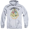 Hogwarts Crest Adult 25% Poly Hooded Sweatshirt