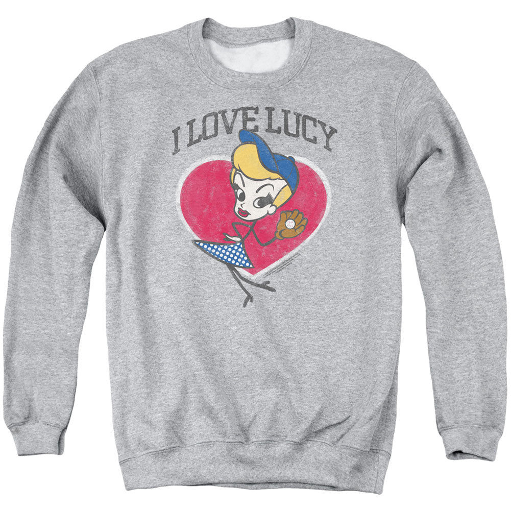 I Love Lucy Baseball Diva Adult Sweatshirt