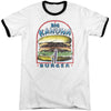 Big Kahuna Burger Adult Ringer T-shirt