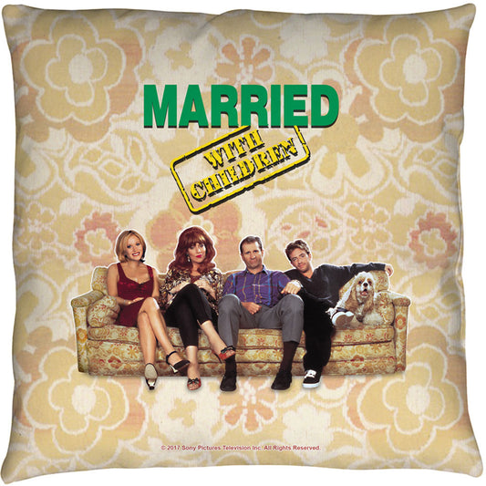 Married With Children Couch Trip 18x18 Pillow