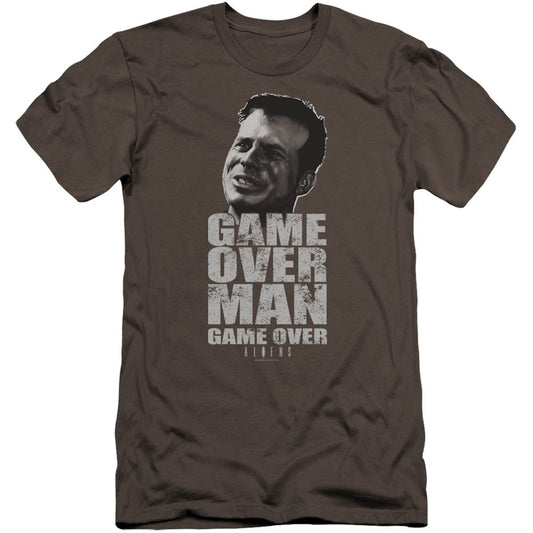 Game Over Man Premium Canvas Brand Slim Fit T-shirt