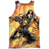 Kombat Comic 100% Poly Front/Back Print Mens Tank