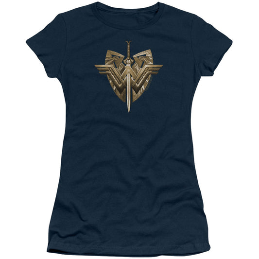 Sword Emblem Cap Sleeve Junior Top