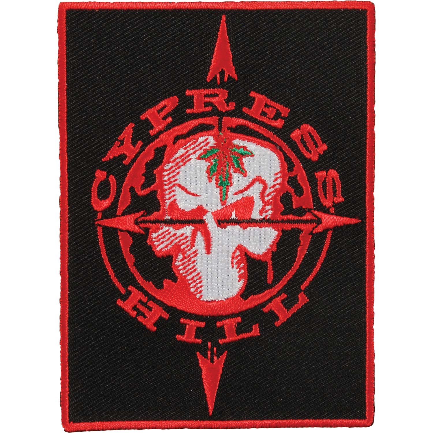 Skull & Compass Embroidered Patch