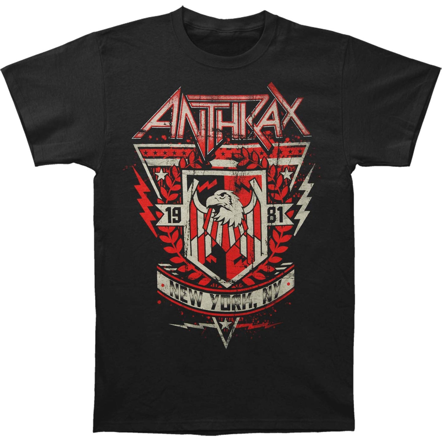 Anthrax '81 Crest T-shirt