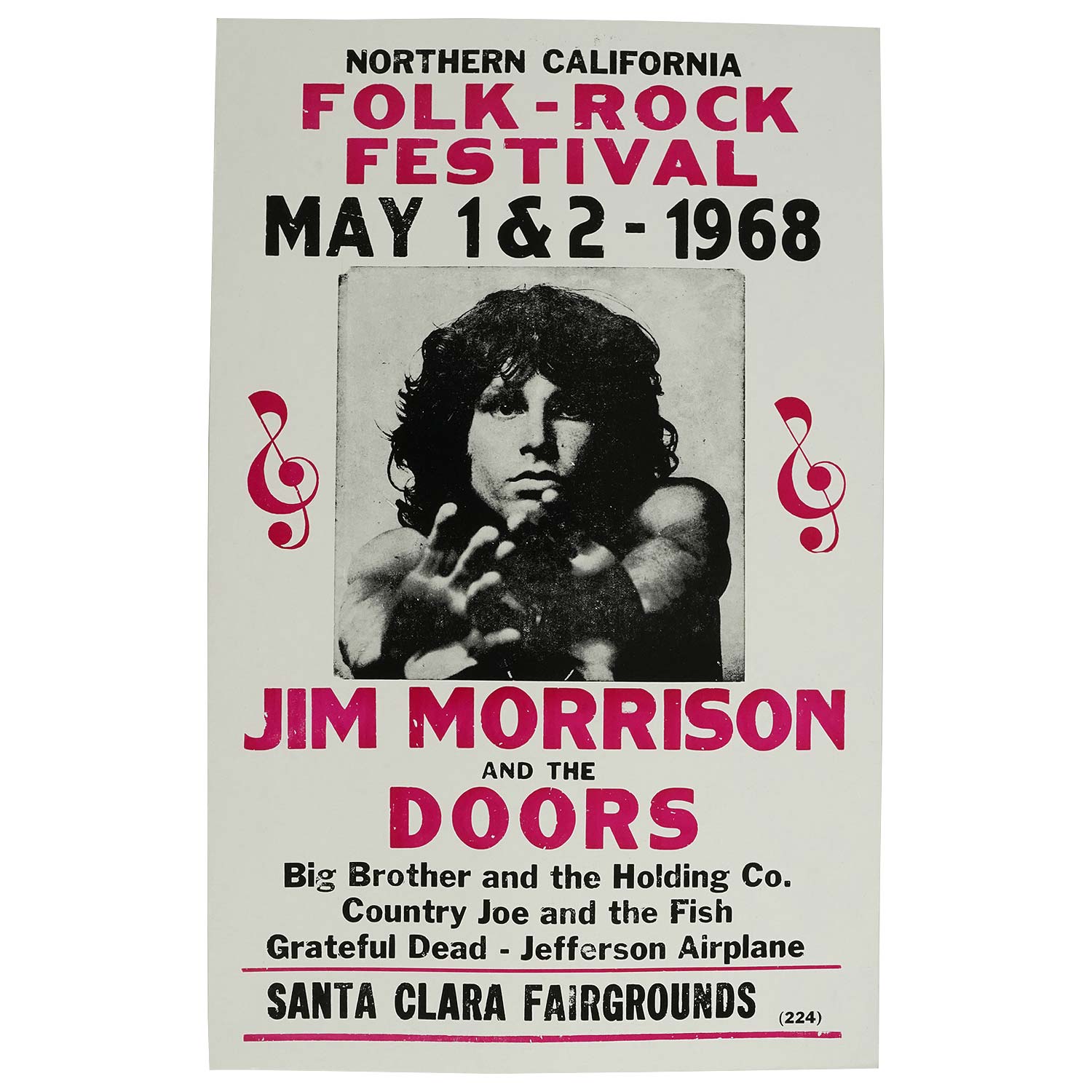 Doors Folk-Rock Festival Billboard