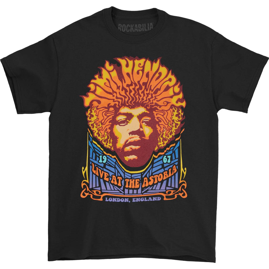 Jimi Hendrix Astoria 1967 T-shirt 396145 | Rockabilia Merch Store
