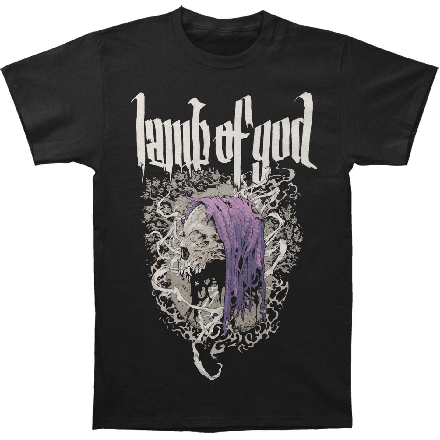 Lamb Of God Hooded Skull T-shirt