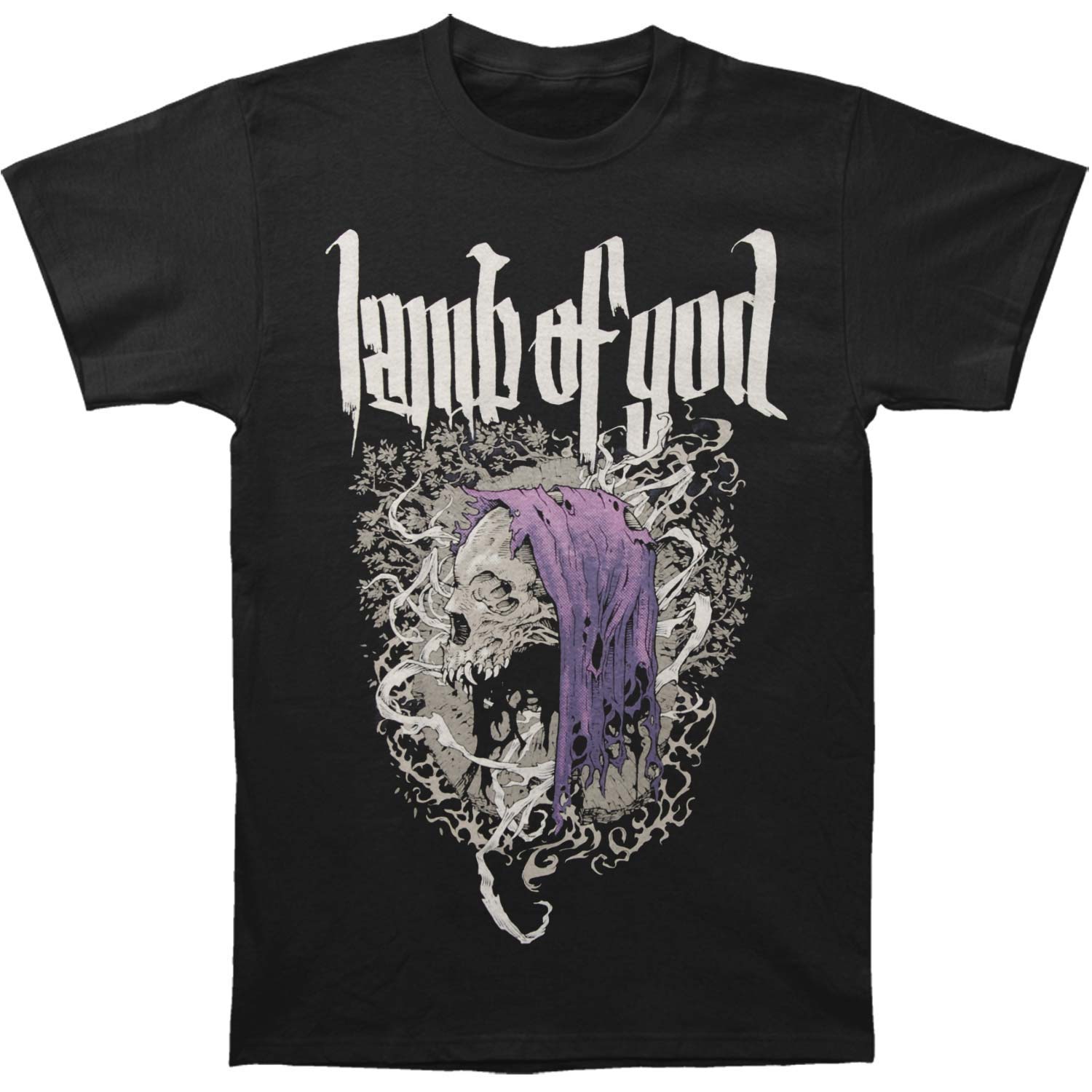 Lamb Of God Hooded Skull T-shirt