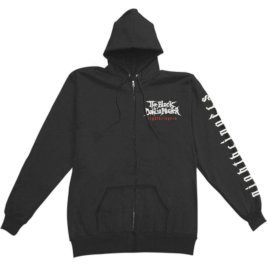 Black Dahlia Murder Nightbringers Zippered Hooded Sweatshirt