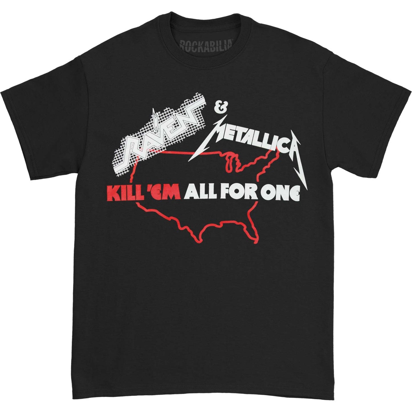 Raven Raven & Metallica Kill 'Em All Black Tee T-shirt