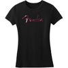 Magenta Foil Logo Jr Tissue T Junior Top