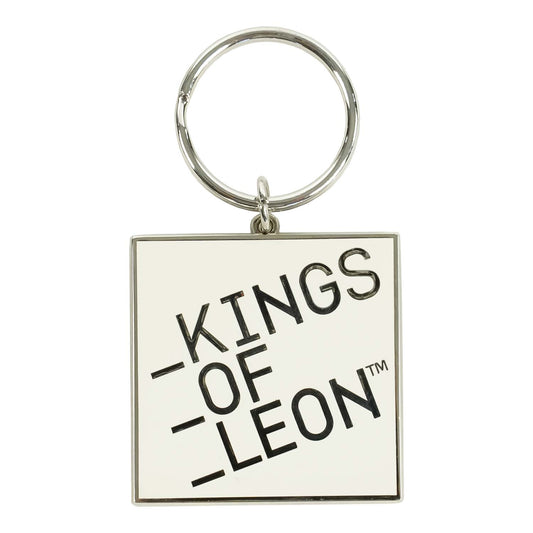 Block Logo Metal Key Chain