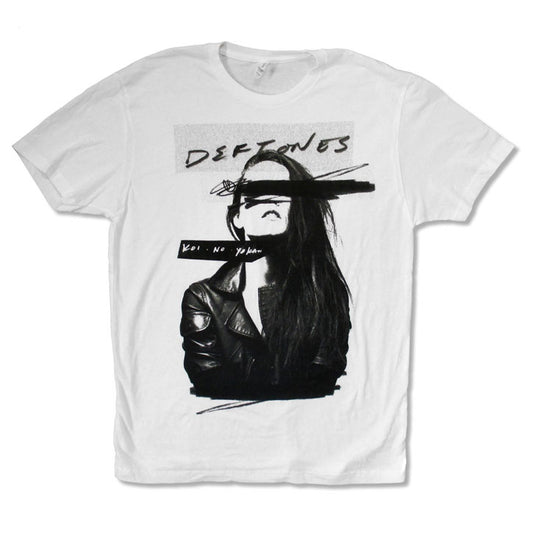 Deftones Leather Jacket Slim Fit T-shirt