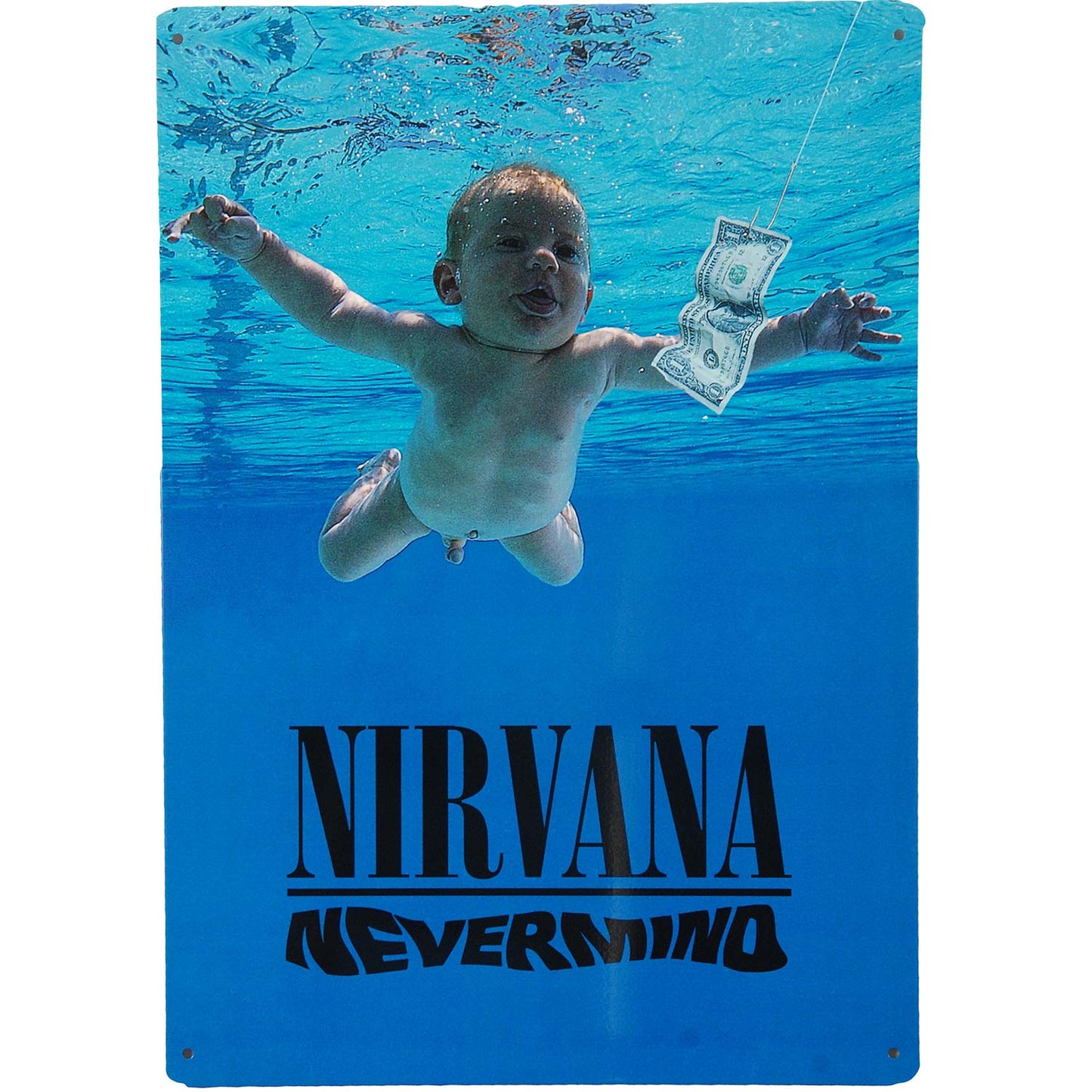 Nevermind Tin Concert Sign