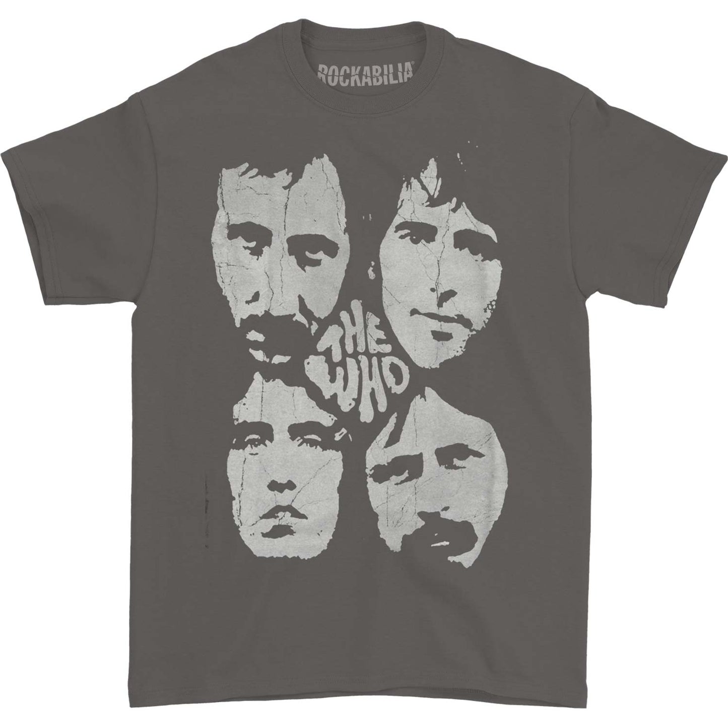 Who Who Distressed Four Faces T-shirt