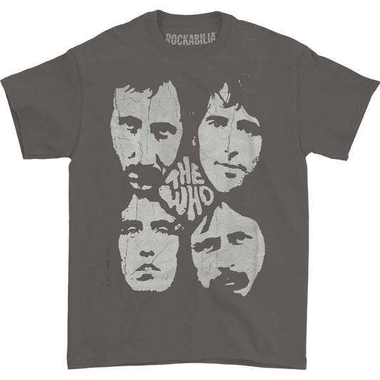 Who Who Distressed Four Faces T-shirt