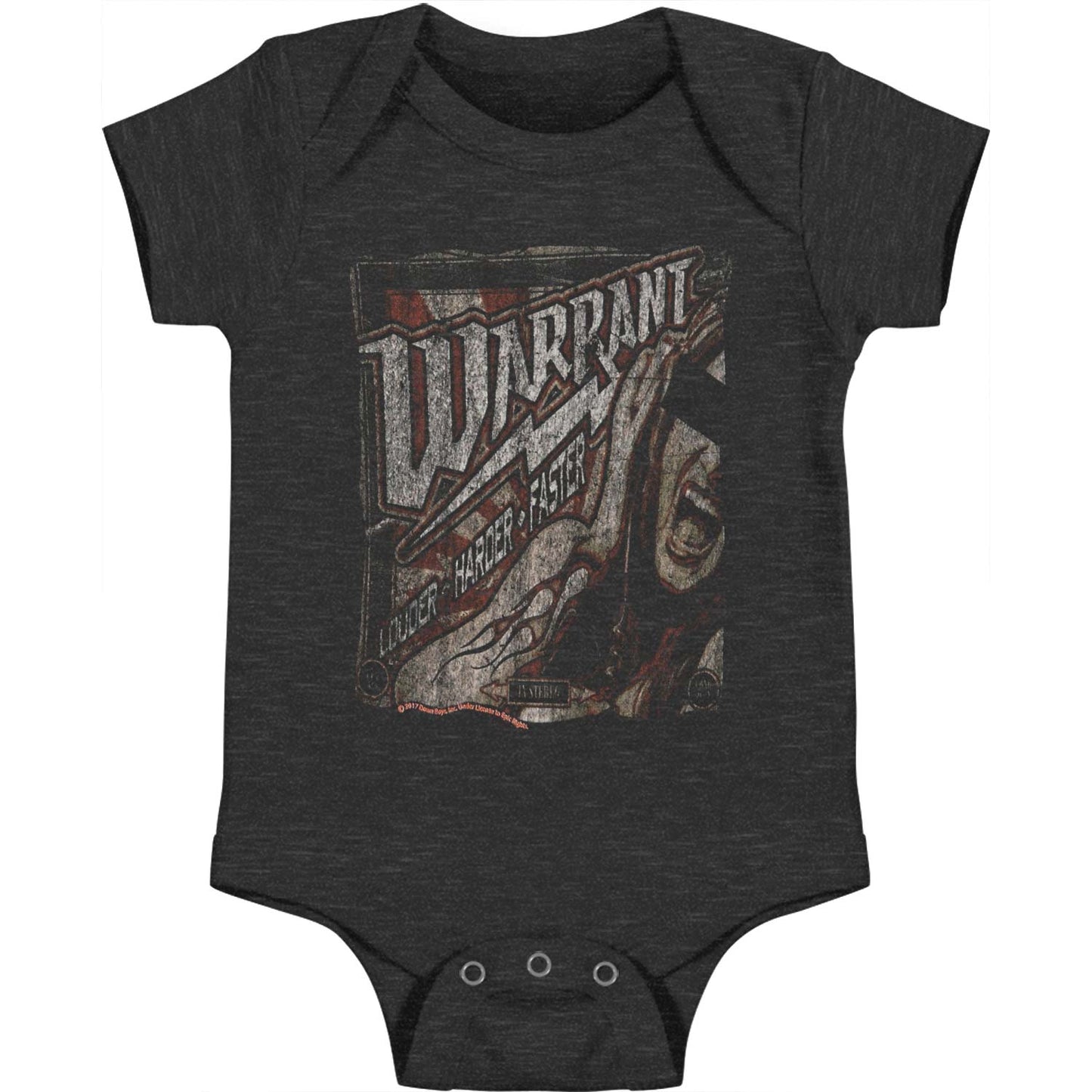 Warrant Louder Harder Faster Bodysuit