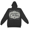 Pocket Logo Zippered Hooded Sweatshirt