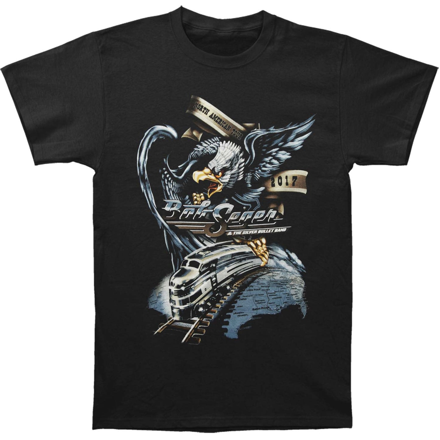 Bob Seger Runaway Train Eagle T-shirt