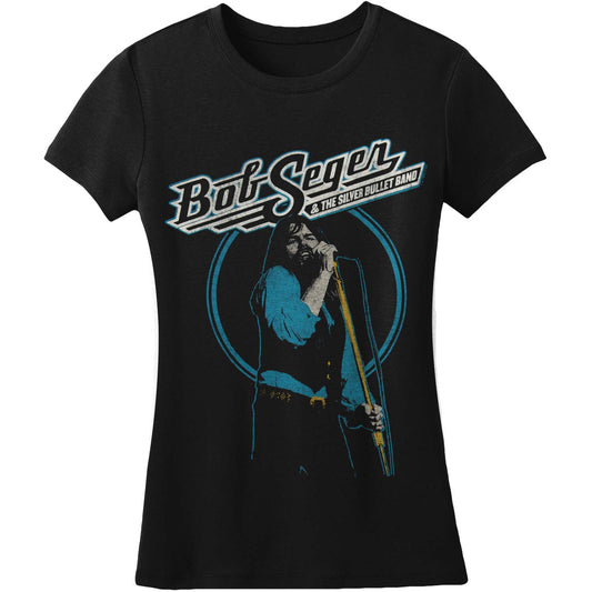 Ladies Live Photo Black T Junior Top