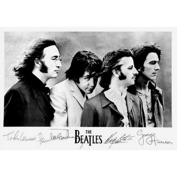 Beatles Signatures Domestic Poster