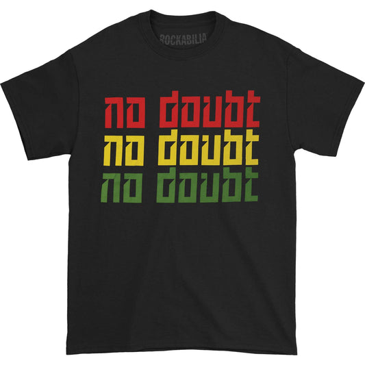 No Doubt No Doubt Rasta Tri Logo T-shirt