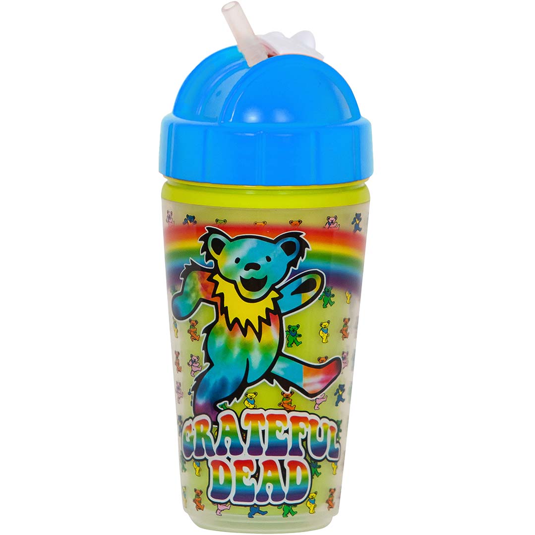 Grateful Dead Rainbow Bear Straw Cup Children