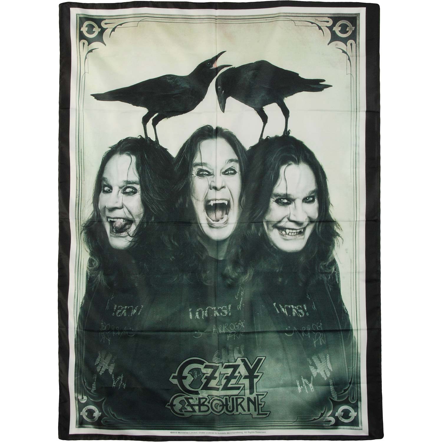 Three Headed Poster Flag