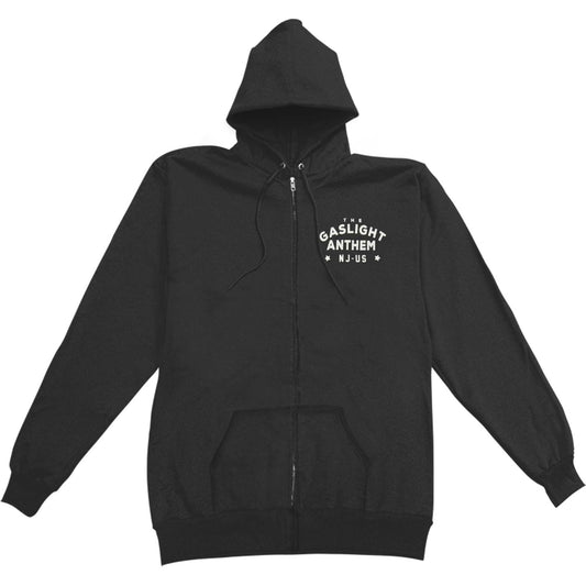 Gaslight Anthem Gloves Hoodie Zippered Hooded Sweatshirt