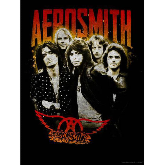 Aerosmith Group & Logo Domestic Poster
